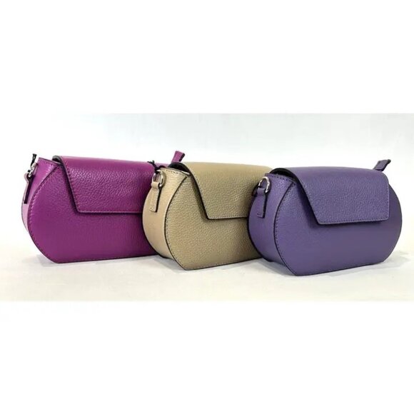 Gigi Italian Leather Crossbody Bag JIJOU CAPRI - Picture 7 of 7